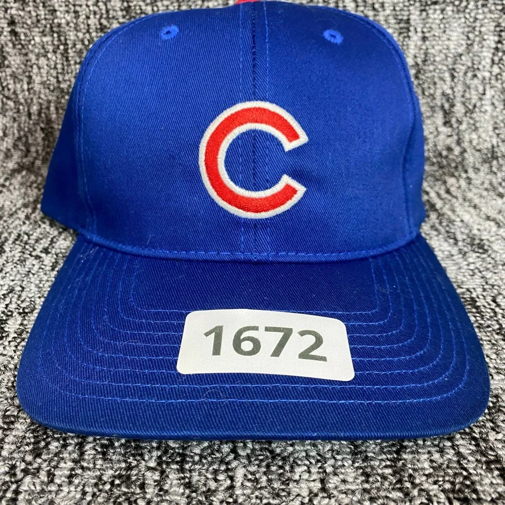 Vintage Chicago Cubs Hat NWT Twins Enterprise Snapback Blue MLB Cap Deadstock